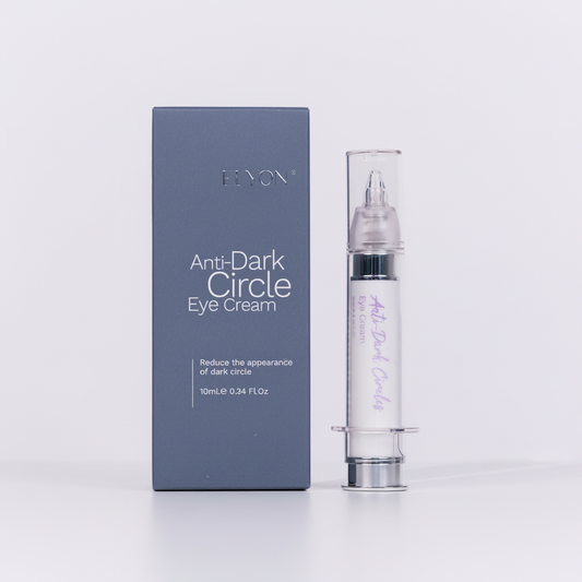 ELYON Anti-Dark Circle Eye Cream – luxury product shot fond gris perle