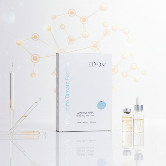 Cryswhite Tomato Peptide Mask boîte laboratoire lumineux