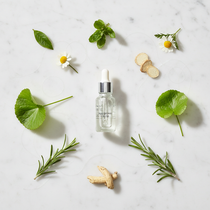 ELYON Hydra Lucent Essence – ingrédients actifs Acide Hyaluronique Centella Asiatica Complexe Botanique Séricine Soie