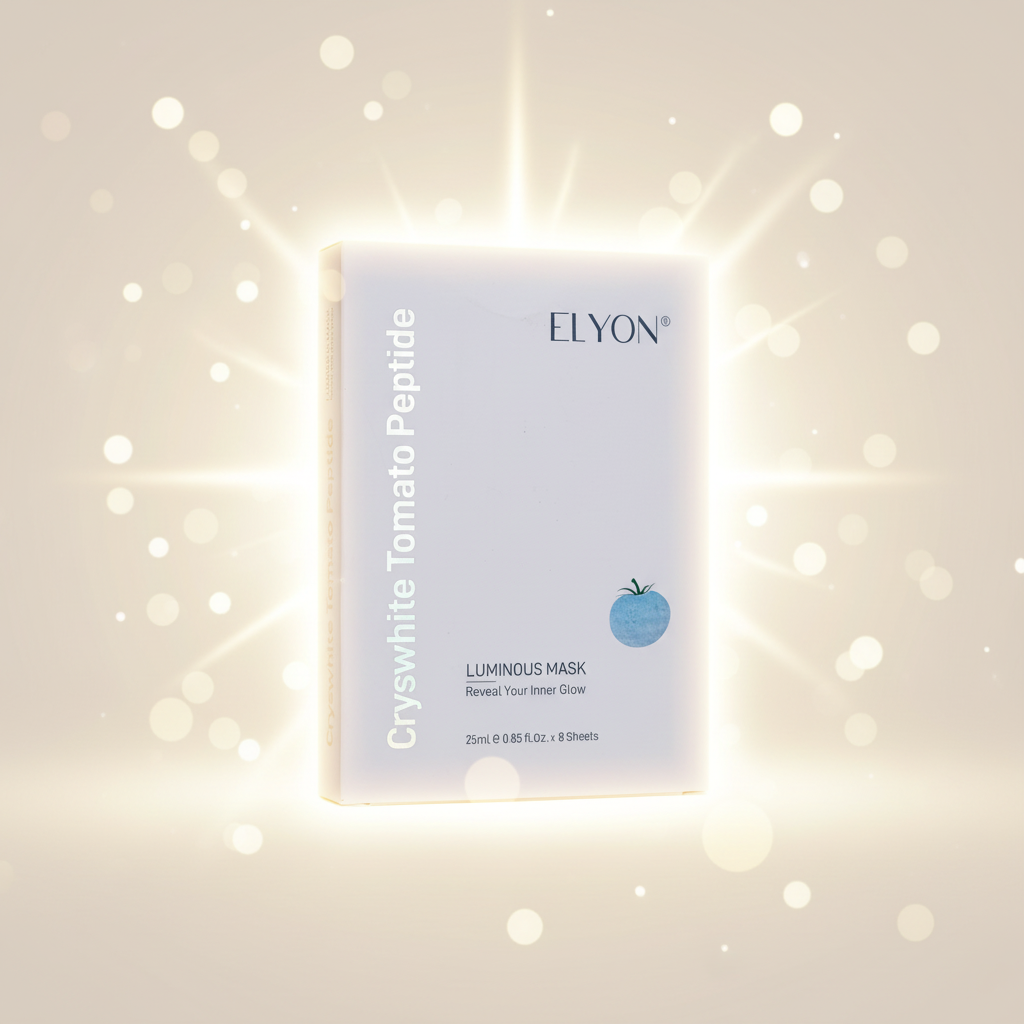 Cryswhite Tomato Peptide Mask boîte halo lumineux