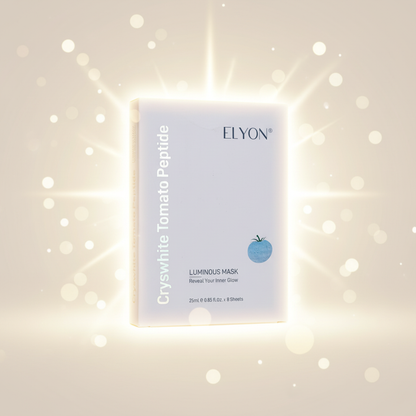 Cryswhite Tomato Peptide Mask boîte halo lumineux